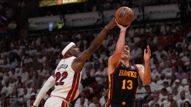 Jimmy Butler Miami Heat Blocked Shot